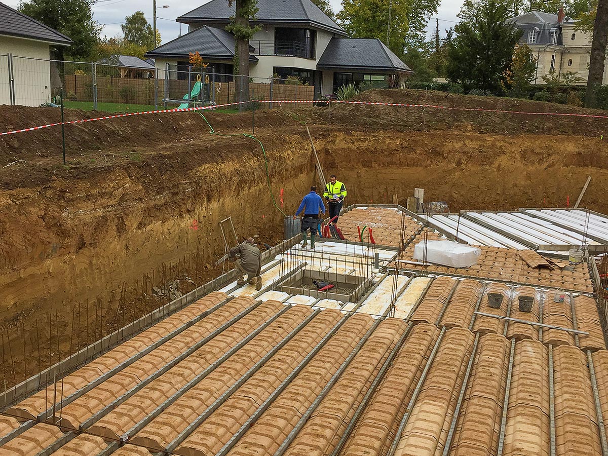 Réalisation du plancher entrevous